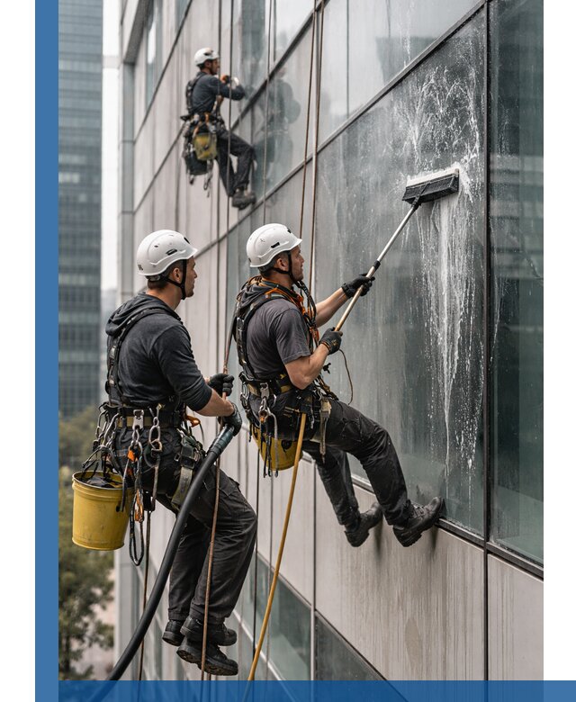 Профессиональная высотная мойка фасадов зданий в Ступине
