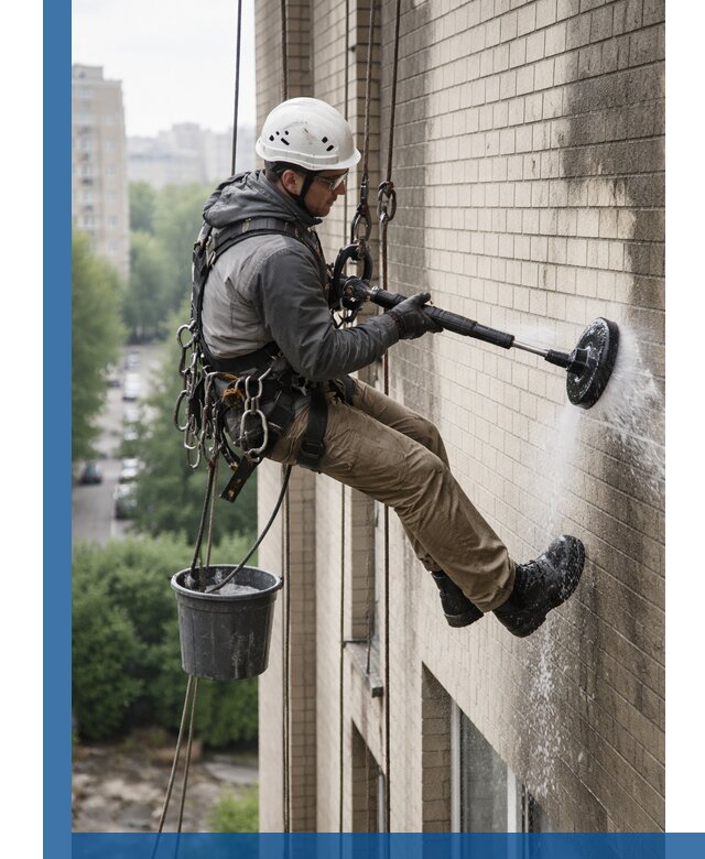 Очистка фасада от копоти в Ступине профессионально и безопасно