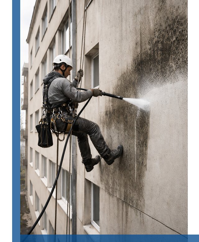 Профессиональная очистка фасадов от плесени в Ступине