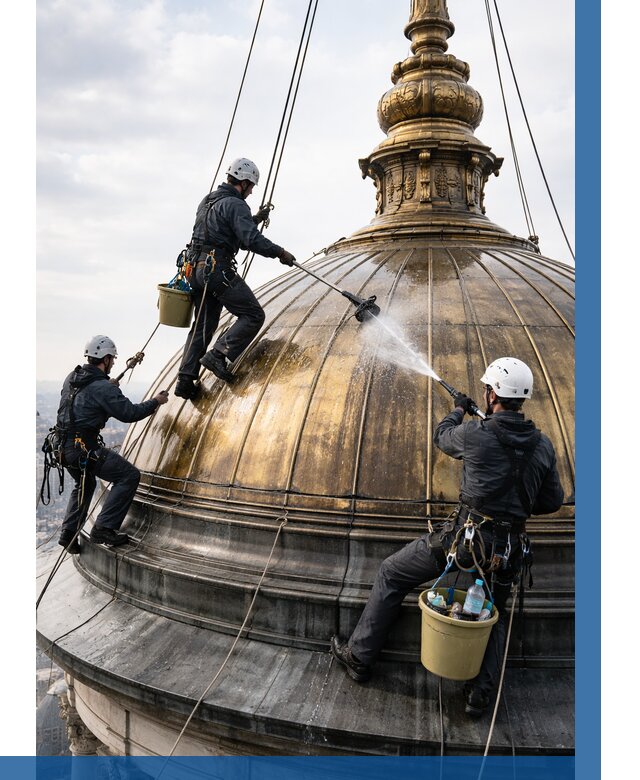 Мойка куполов и шпилей в Ступине от 8315 р. - заказать | ВЫСОТНИК-Стп