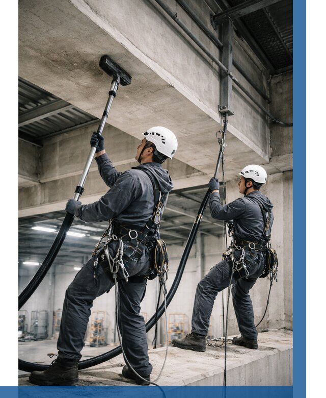 Обеспыливание потолочных конструкций в Ступине от 260 р. |ВЫСОТНИК-Стп