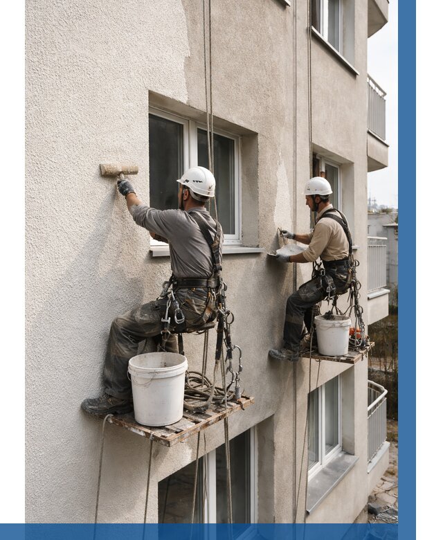 Нанесение короеда на фасад в Ступине от 468 р. | ВЫСОТНИК-Стп