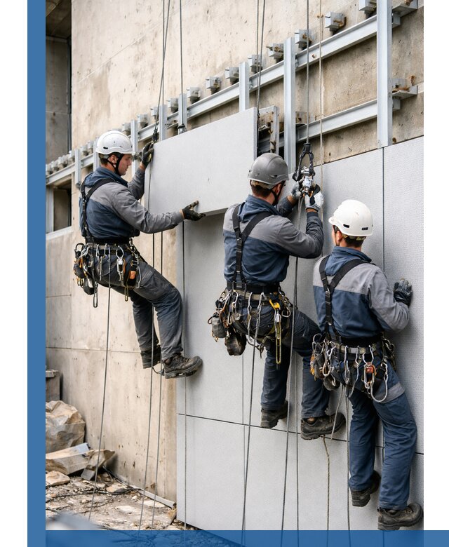 Монтаж вентилируемого фасада в Ступине под ключ с гарантией качества