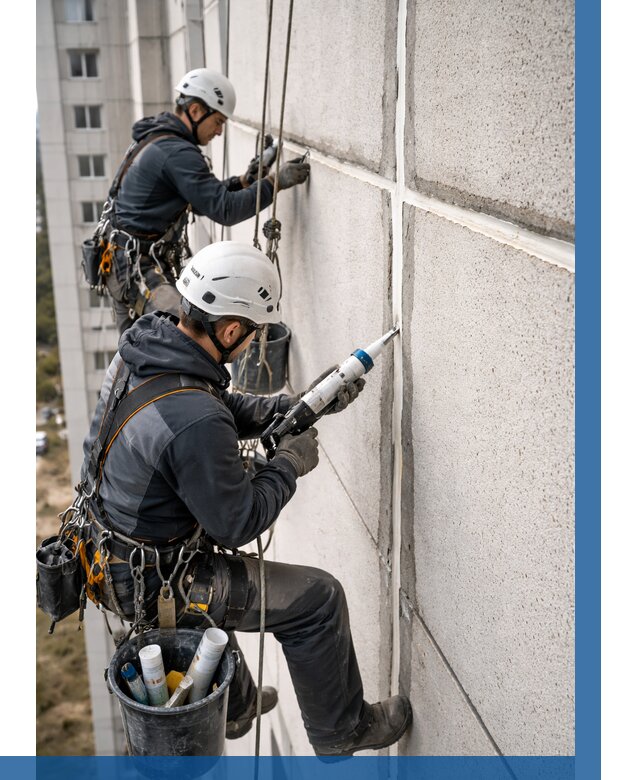 Герметизация межпанельных швов в Ступине от 728 р. | ВЫСОТНИК-Стп
