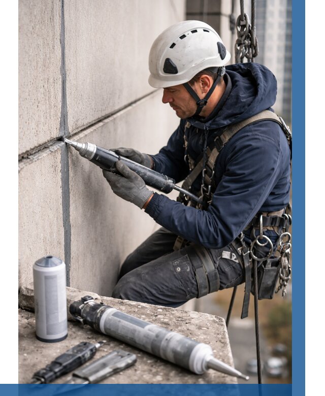 Вторичная герметизация швов в Ступине от 468 р. | ВЫСОТНИК-Стп