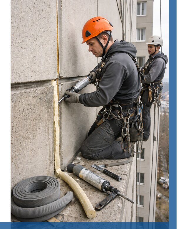 Теплый шов межпанельные швы в Ступине от 728 р. | ВЫСОТНИК-Стп