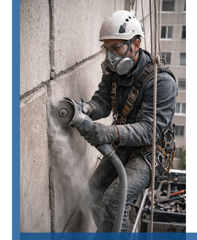 Штробление межпанельных швов в Ступине качественно и быстро