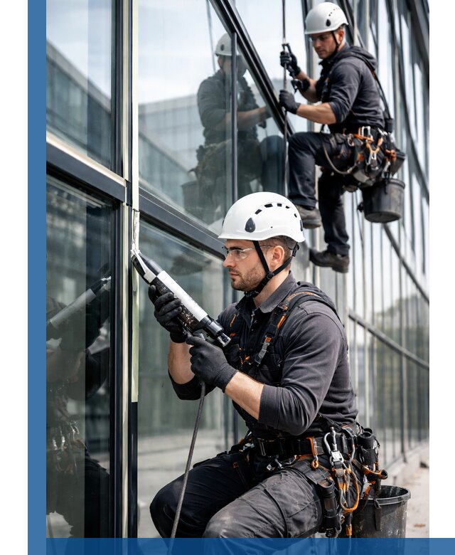 Герметизация витражных швов в Ступине для зданий и фасадов