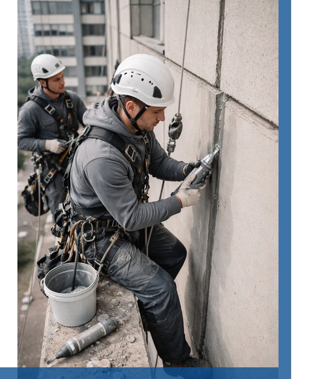 Ремонт деформационных швов здания в Ступине от 1039 р. | ВЫСОТНИК-Стп