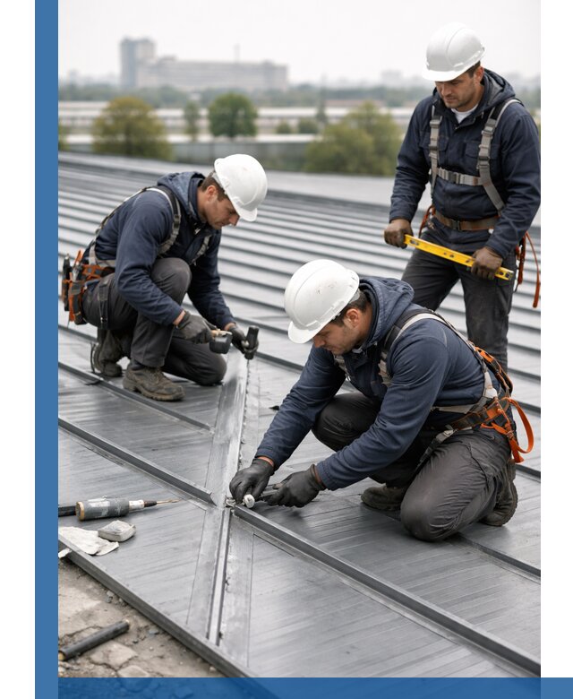 Ремонт фальцевой кровли в Ступине срочно и качественно