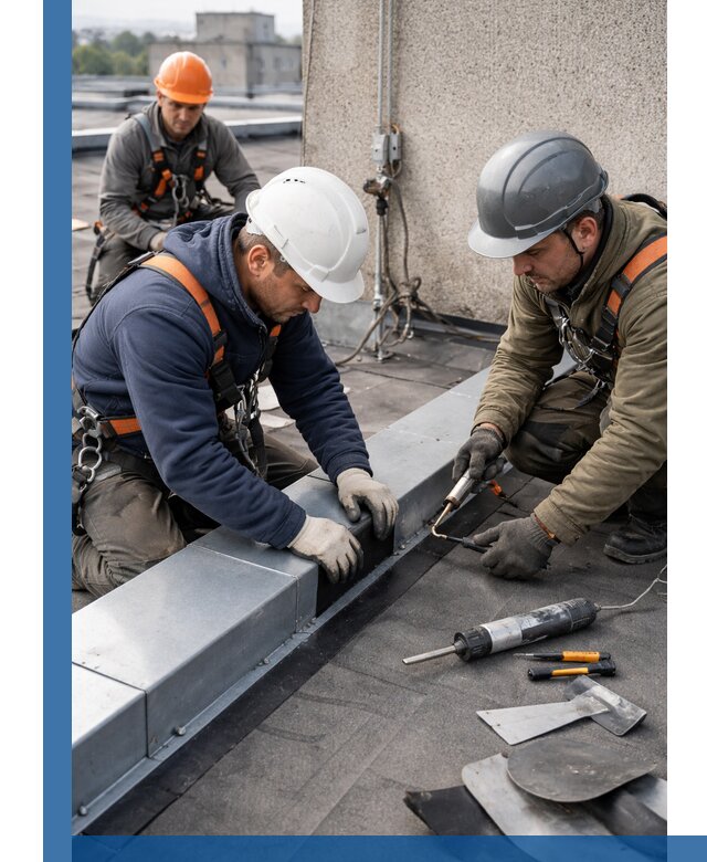 Ремонт кровельных примыканий в Ступине профессионально