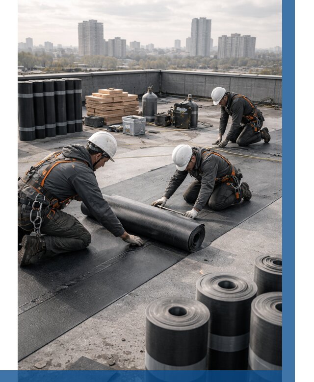 Монтаж мягкой кровли под ключ в Ступине от 468 р. | ВЫСОТНИК-Стп