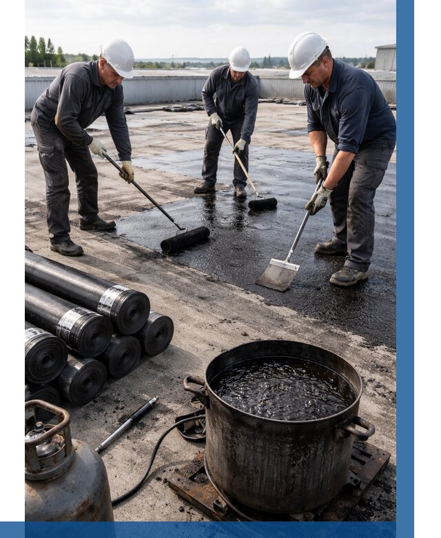 Гидроизоляция кровли мастикой в Ступине от 624 р. | ВЫСОТНИК-Стп