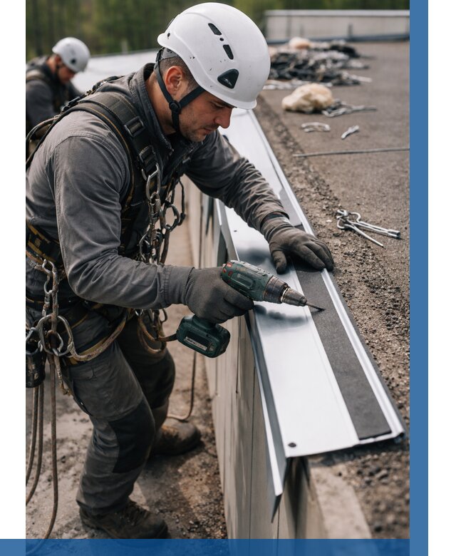 Монтаж капельника на кровле в Ступине от 312 р. | ВЫСОТНИК-Стп