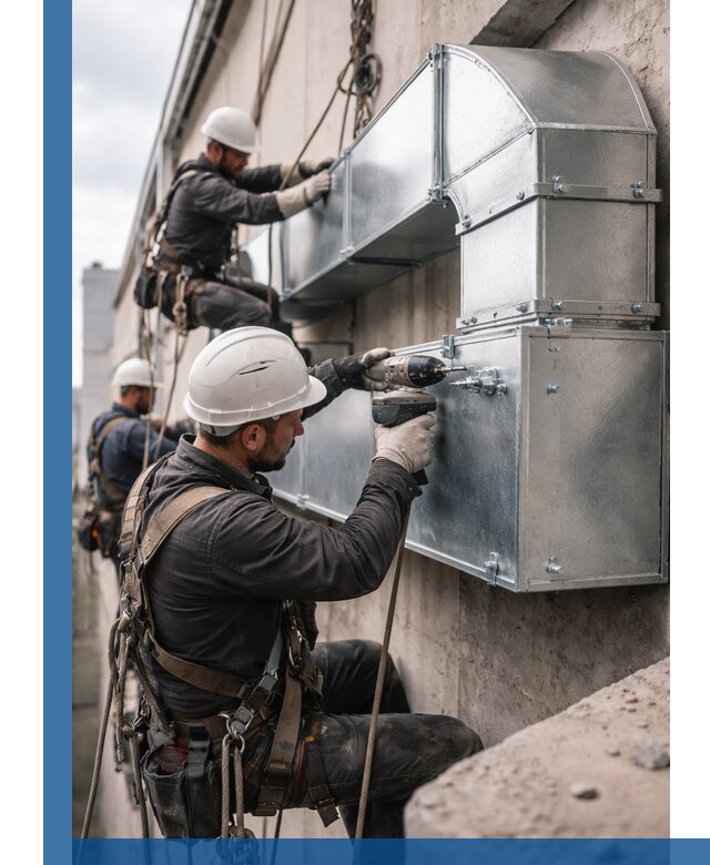 Профессиональный монтаж вентиляционных коробов в Ступине под ключ