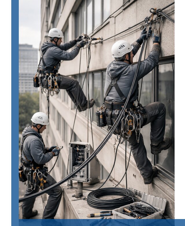 Прокладка оптоволоконного кабеля в Ступине под ключ с тестированием