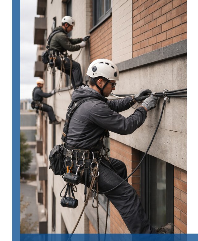 Крепление кабеля на фасаде монтаж и крепеж в Ступине