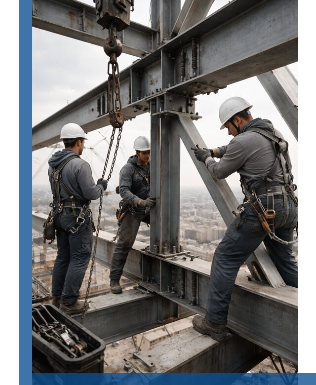 Профессиональный монтаж металлоконструкций на высоте в Ступине