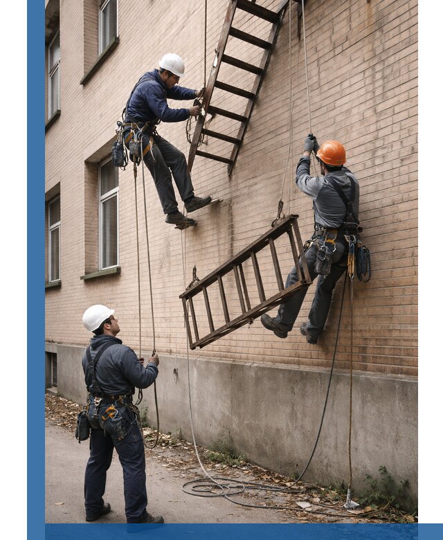 Демонтаж пожарной лестницы в Ступине быстро и безопасно