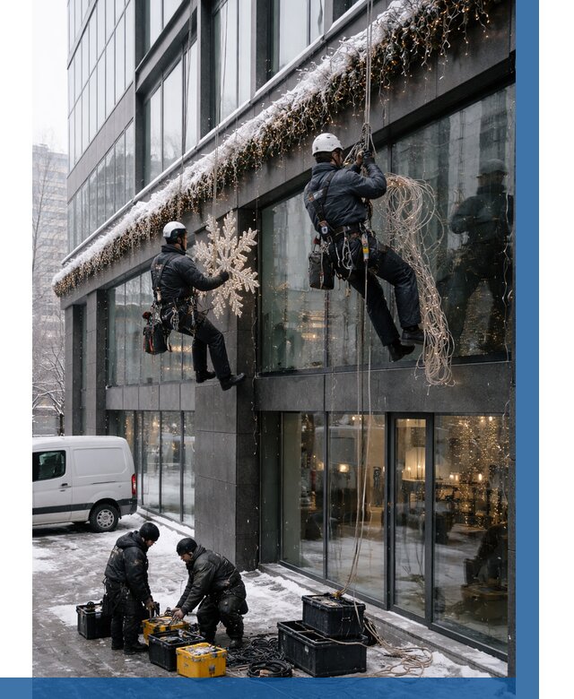 Демонтаж новогоднего оформления в Ступине от 5717 р. | ВЫСОТНИК-Стп