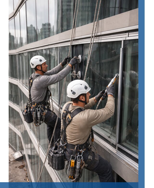 Радиусное остекление фасада в Ступине от 12473 р. | ВЫСОТНИК-Стп