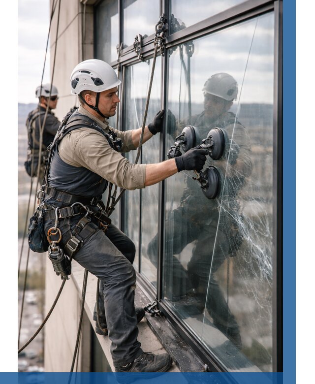 Замена стекла в витраже в Ступине под ключ от 8835 р. | ВЫСОТНИК-Стп