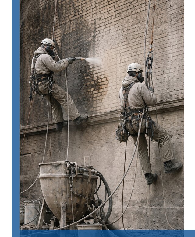 Пескоструйная очистка фасадов в Ступине профессионально