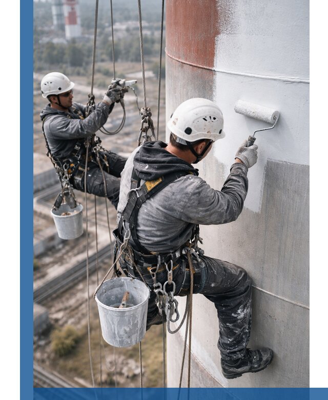 Покраска дымовых труб в Ступине: антикоррозийная защита и восстановление