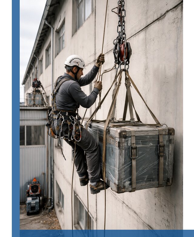 Подъем грузов на высоту в Ступине для промышленных объектов