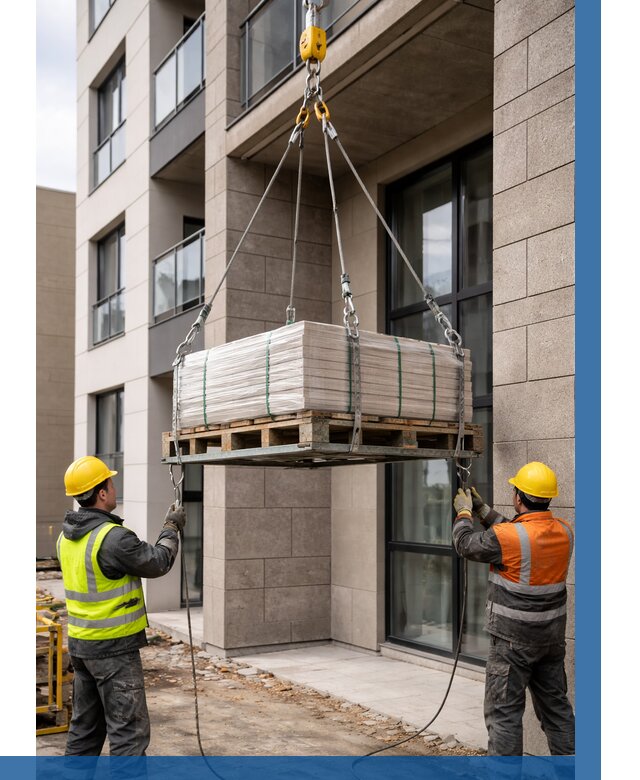 Подъем керамогранита на этаж в Ступине от 3638 р. | ВЫСОТНИК-Стп