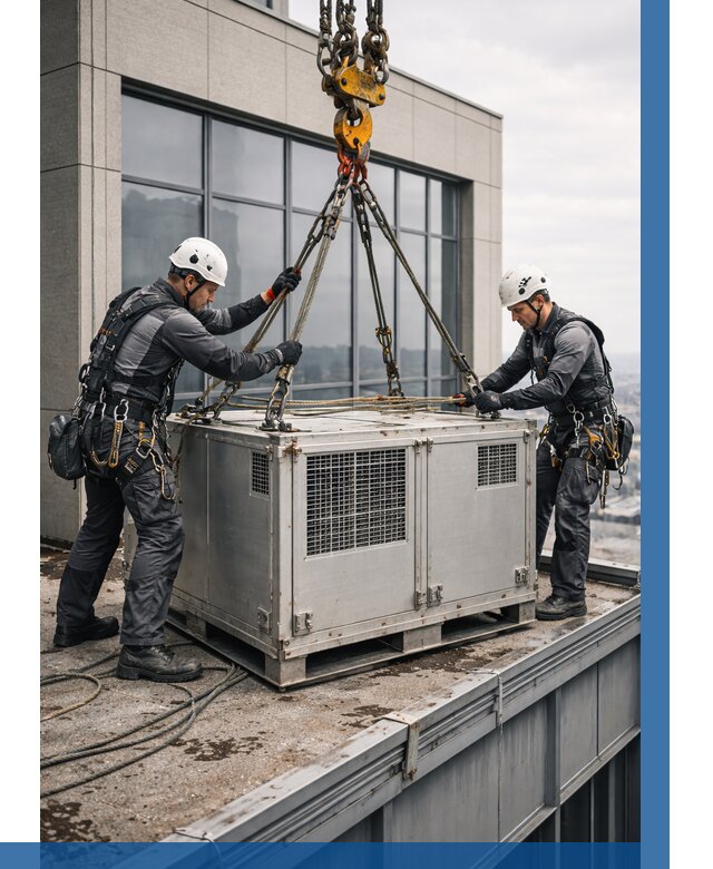 Такелажные работы на высоте в Ступине от 8315 р. | ВЫСОТНИК-Стп