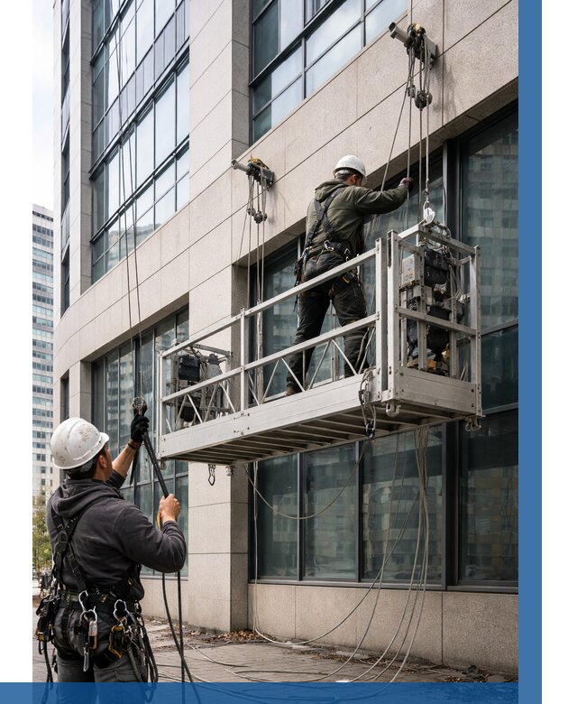 Монтаж и подъем фасадной люльки в Ступине от 12473 р. | ВЫСОТНИК-Стп
