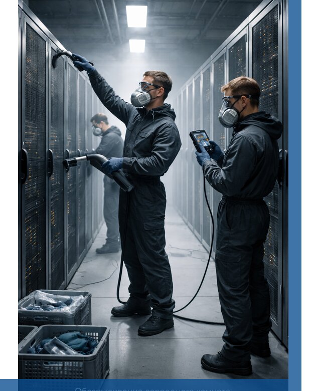 Обеспыливание серверной комнаты в Ступине от 4677 р. | ВЫСОТНИК-Стп