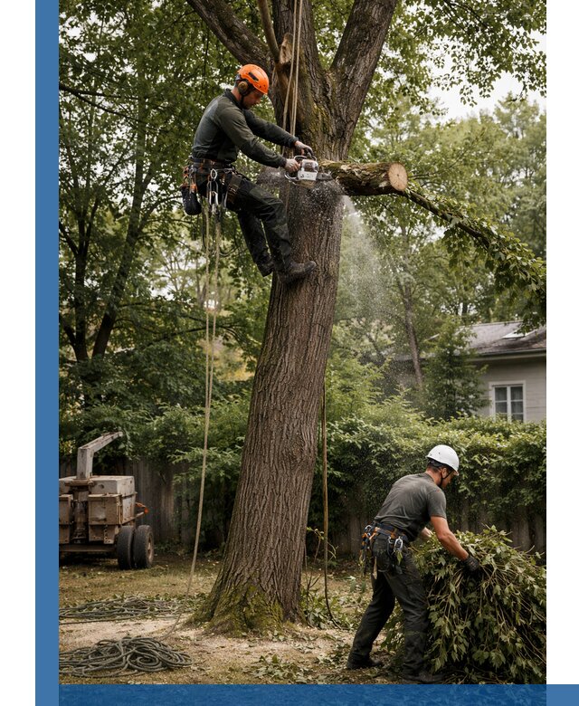 Кронирование деревьев в Ступине, безопасная высотная обрезка