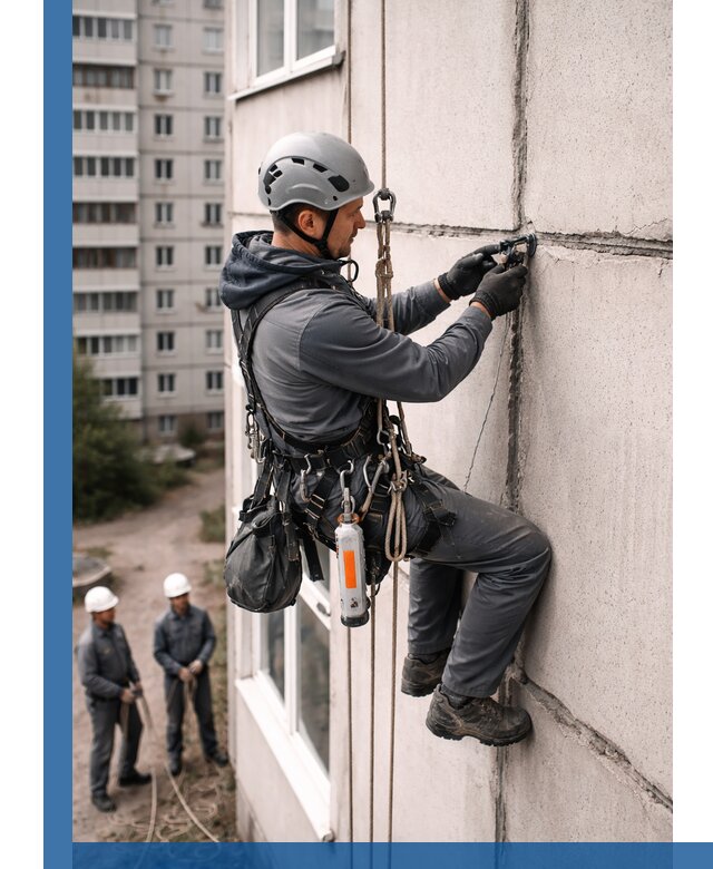 Обследование межпанельных швов и герметизация в Ступине